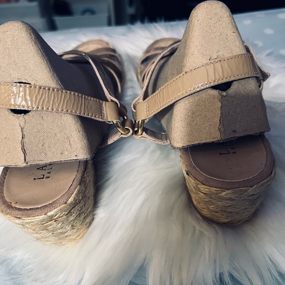 Lauren Ralph Lauren strap Sandals Espadrille 9 - Picture 3 of 8